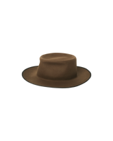 flat crown hat